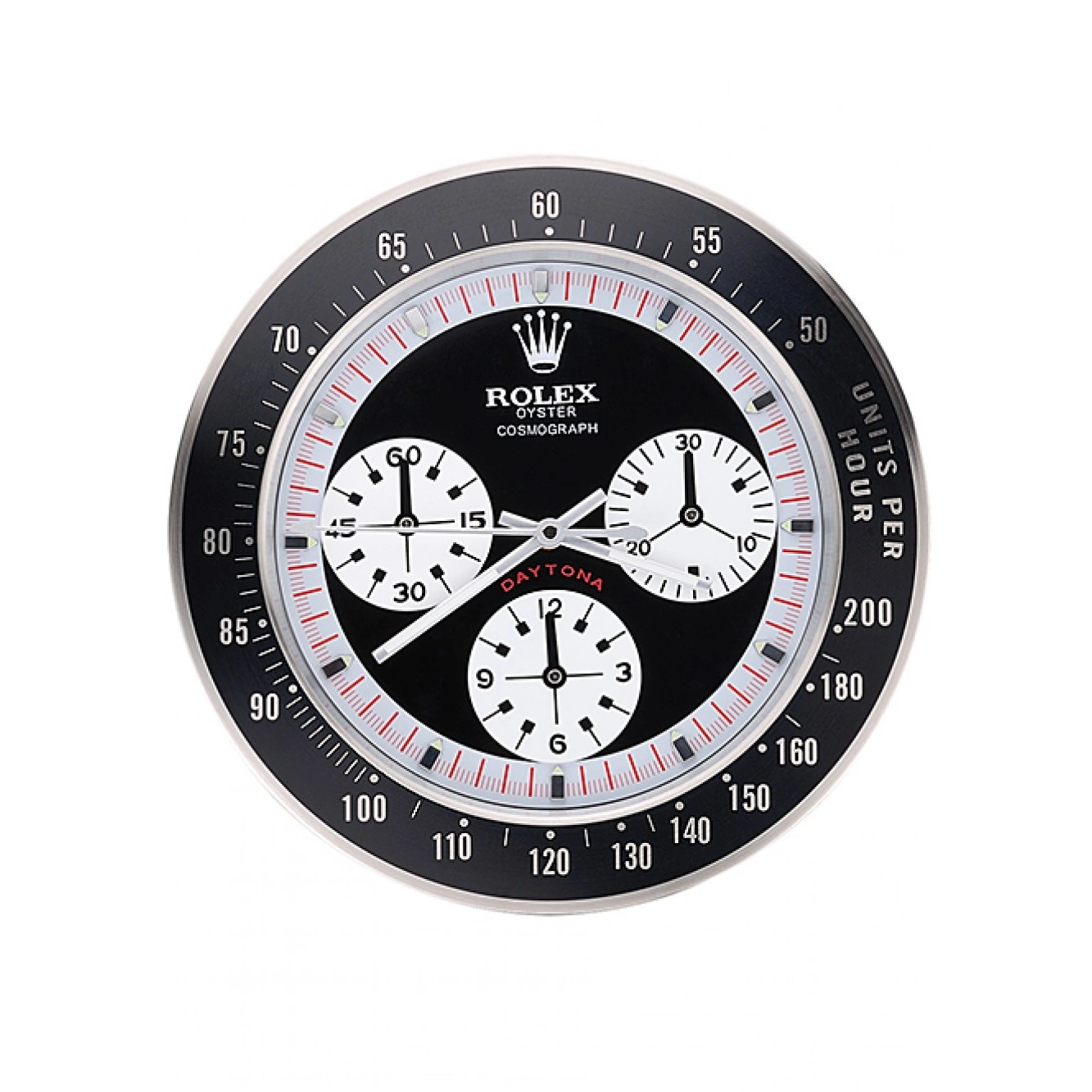 622480 Rolex Cosmograph Black-Red Clock Daytona Wall 0527